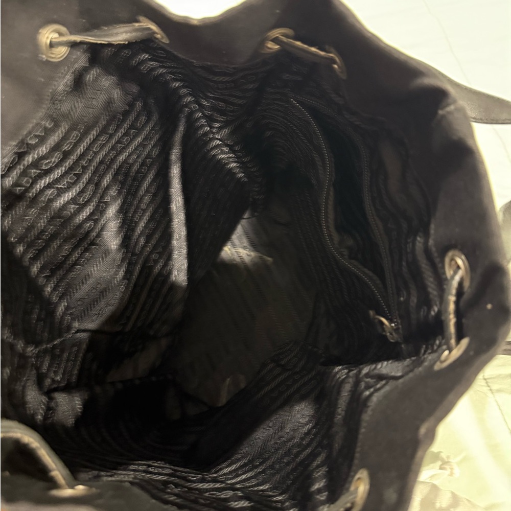 Prada Black Backpack with Sleek Design - Picture 3 of 8
